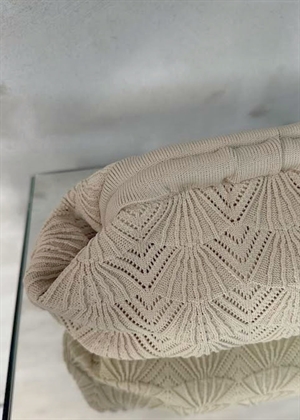 Shelly clutch Ecru Pico 